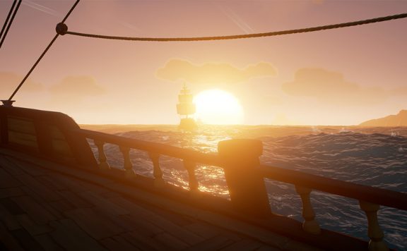 Sea of Thieves Sonnenuntergang