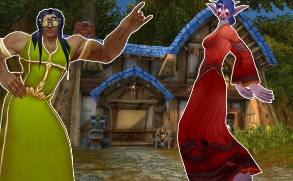 WoW Picollo flaming fire death title