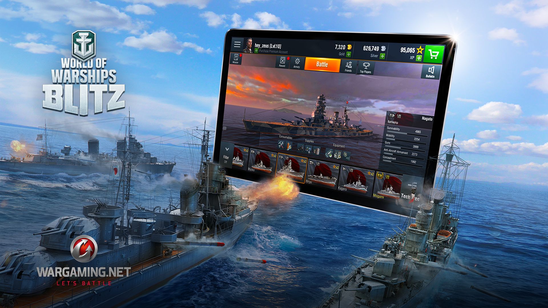 Das Schiffs-MMO World of Warships gibt’s jetzt auch als Mobile-Game