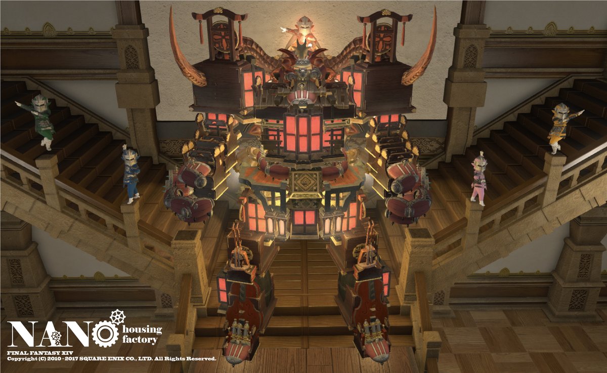 Spieler hat in Final Fantasy XIV einen Riesenroboter aus Möbeln gebaut