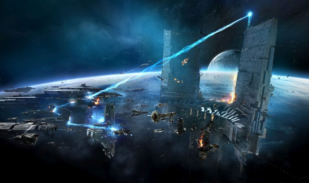 EVE Online Attacke Raumstation