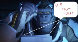 Overwatch Winston Titel You Are Out Jeff