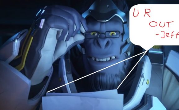Overwatch Winston Titel You Are Out Jeff