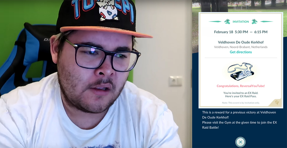 Pokémon GO: Youtuber kriegt endlich EX Raid-Zugang, hat trotzdem Pech