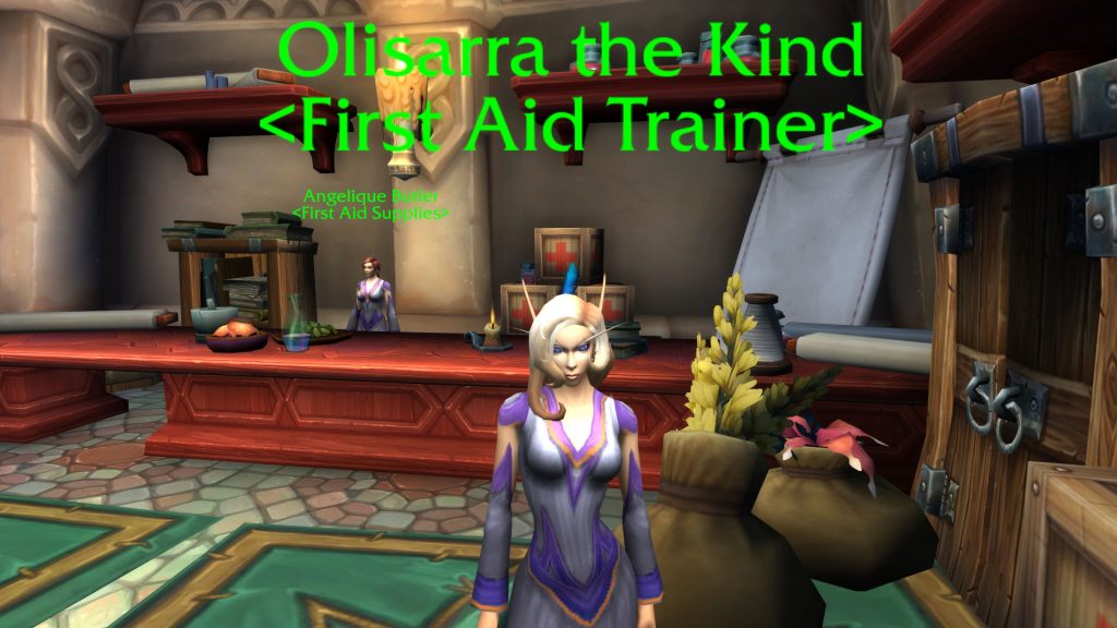 WoW First Aid Trainer