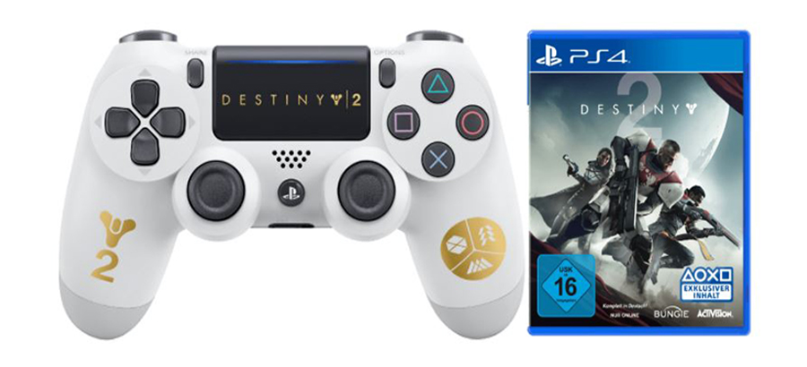 Spezieller Destiny 2 PS4-Controller im Bundle mit Destiny 2 – Angebote bei MediaMarkt