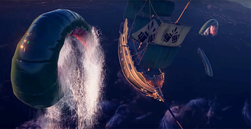 Seht hier den fiesesten Gegner von Sea of Thieves im Launch Trailer