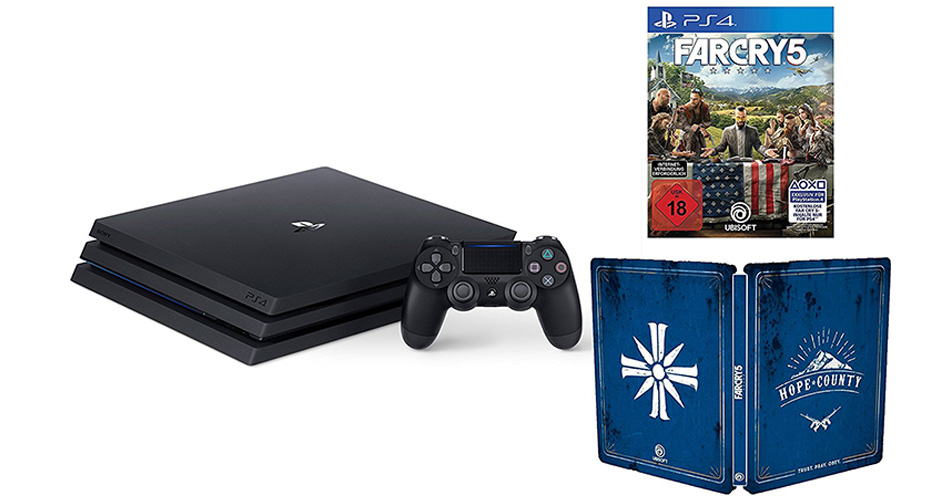 Amazon Angebote des Tages – PS4 Pro Bundle mit Far Cry 5 inklusive Steelbook
