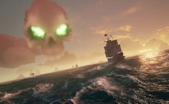 Sea of Thieves Totenkopf-Wolke