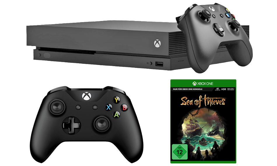 Xbox One X-Bundle mit Sea of Thieves und 2. Controller zum Spitzenpreis