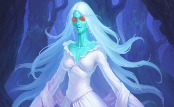 Hearthstone Lady in White Art Small