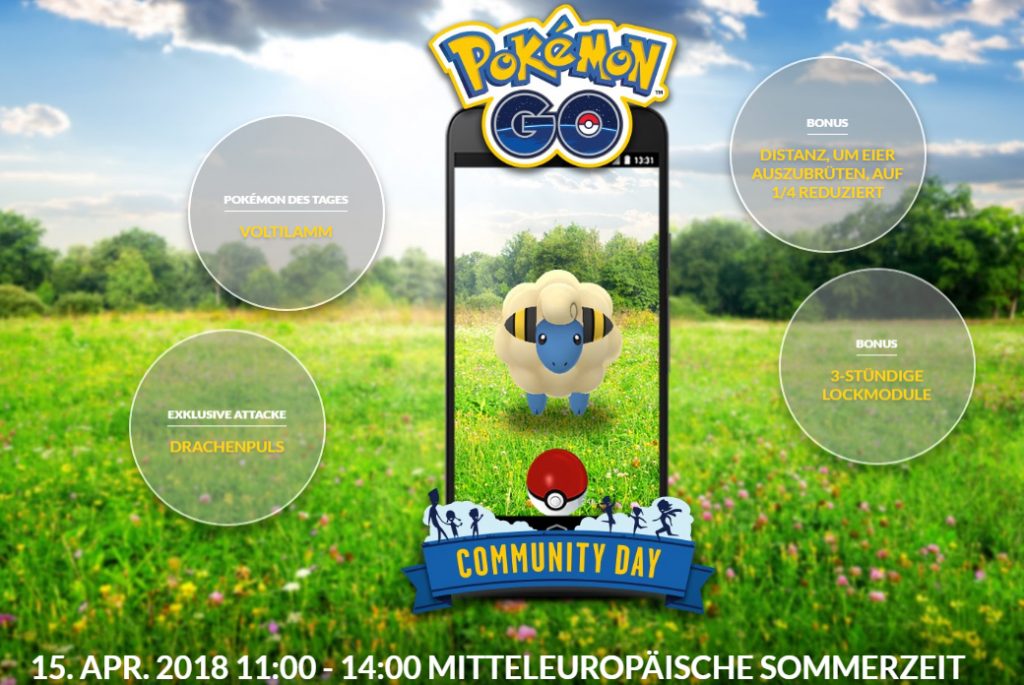Pokémon GO 4. Community Day im April Alles, was Ihr wissen müsst
