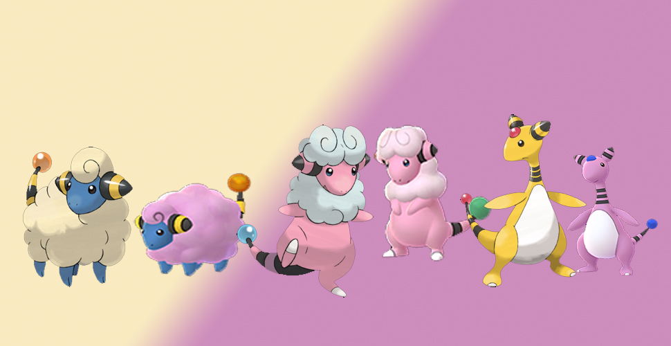 Pokémon GO Shiny Voltilamm Familie