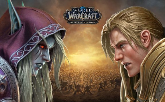 WoW Battle for Azeroth BfA Sylvanas Anduin Key Art small