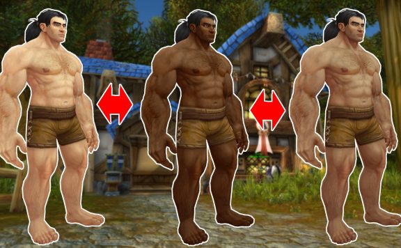 WoW Human Male Hautfarbe title