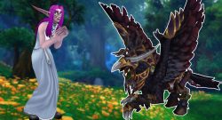 WoW Nightelf Hippogryph title