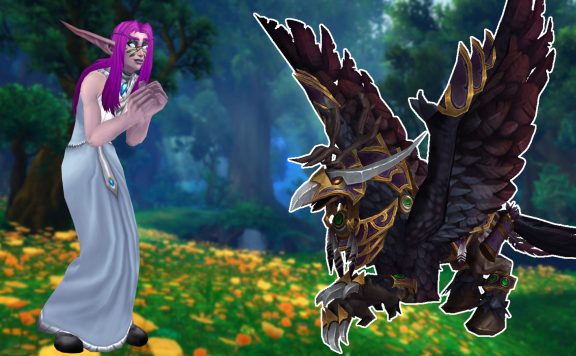 WoW Nightelf Hippogryph title