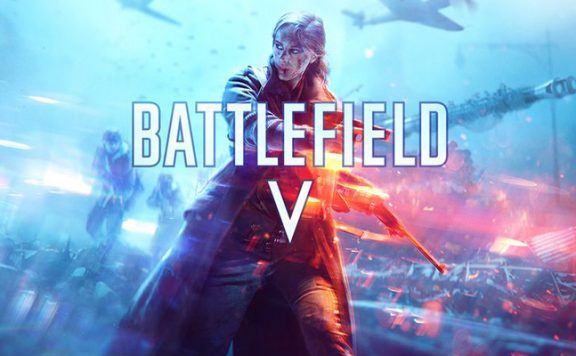 Battlefield V Frau Cover Titel
