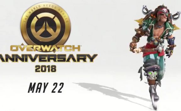 Overwatch Anniversary Event Junkrat Pirate Skin Titel