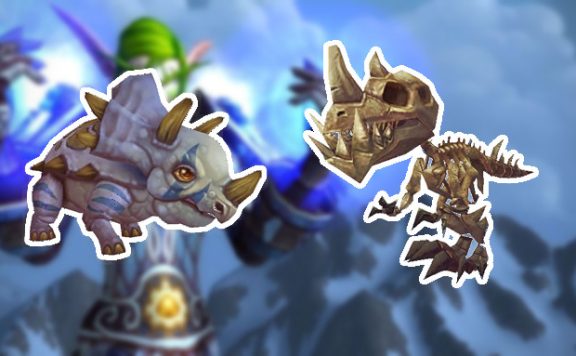 WoW-Frost-Mage-Night-elf Direhorn Skeletal Hatchling Titel 1