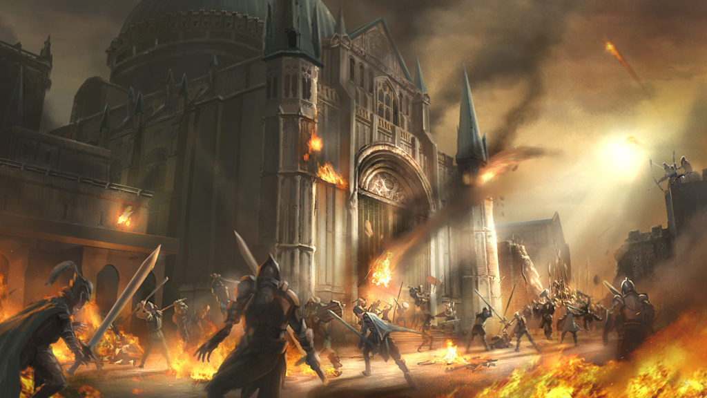 Ashes of Creation zeigt seine Belagerungs-Schlachten mit 200 Leuten
