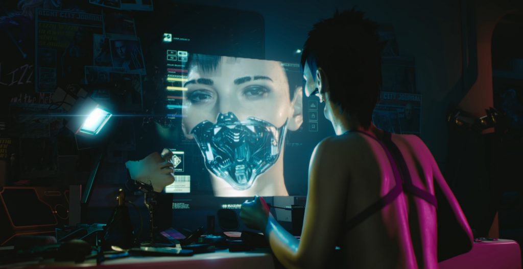Cyberpunk 2077 Jawless android