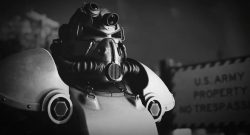 Fallout 76 Schwarz Weiß Powerarmor