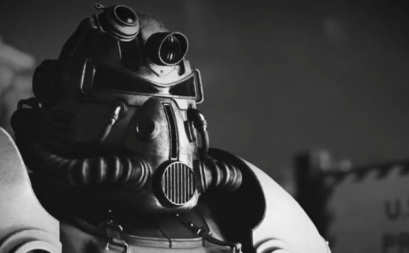 Fallout 76 Schwarz Weiß Powerarmor Titel