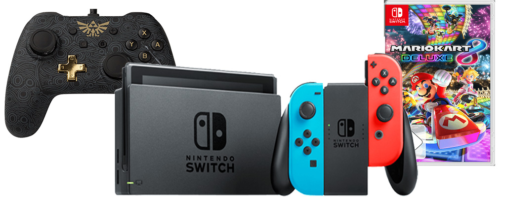 Nintendo Switch im Bundle zum Bestpreis – Konsolen- und TV-Angebote bei Saturn