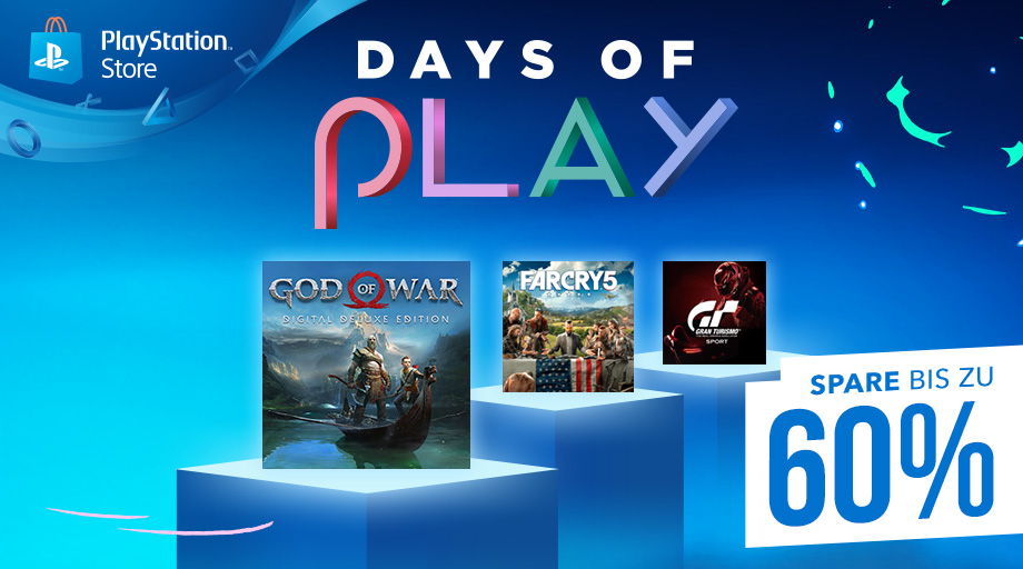 Days of Play Sale im PS Store – Bis zu 60% Rabatt auf viele PS4 Spiele