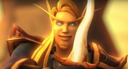 WoW High Elf Grinning