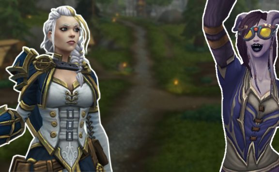 WoW Jaina Draenei Cheer title