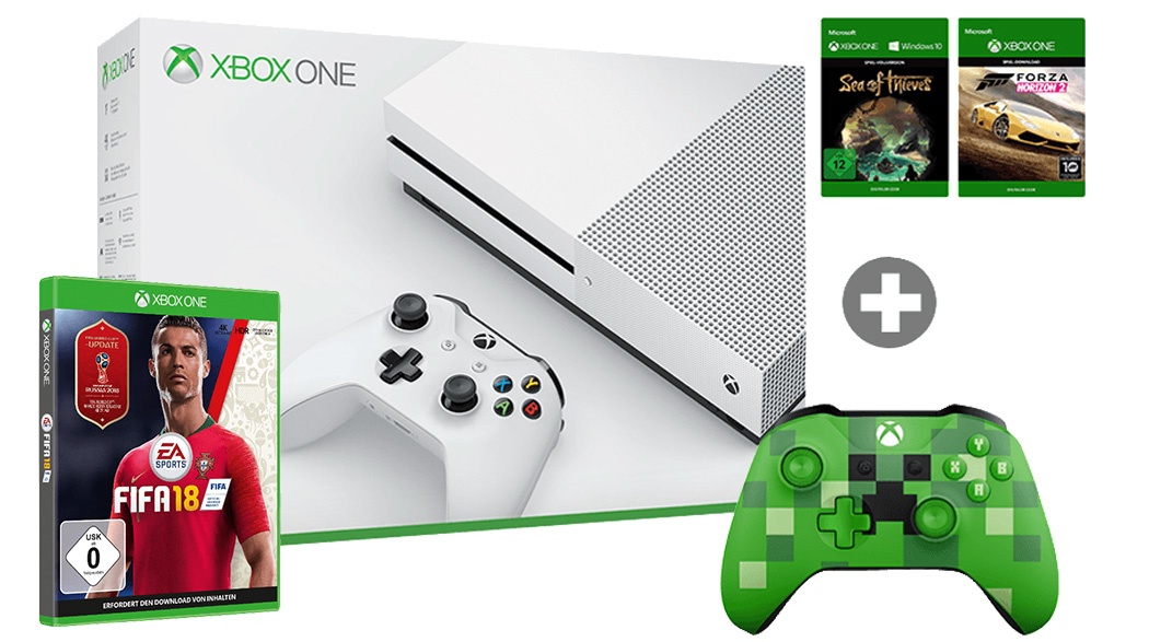 MICROSOFT Xbox One S 1TB Family Bundle für 239€ – Media Markt Mega Paket