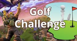 Fortnite Golf Challenge Titel