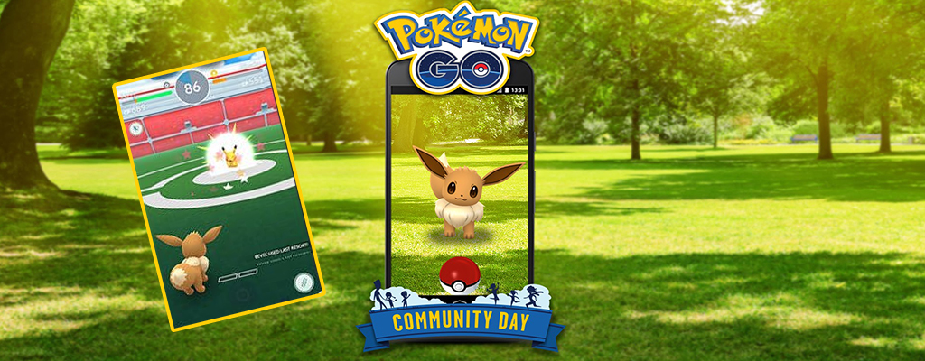 Pokémon GO Evoli Comm Day Titel Zuflucht Last Resort