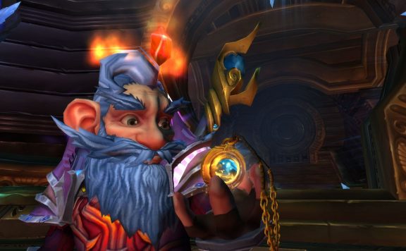 WoW Herz von Azeroth in Hand eines Gnoms Titel
