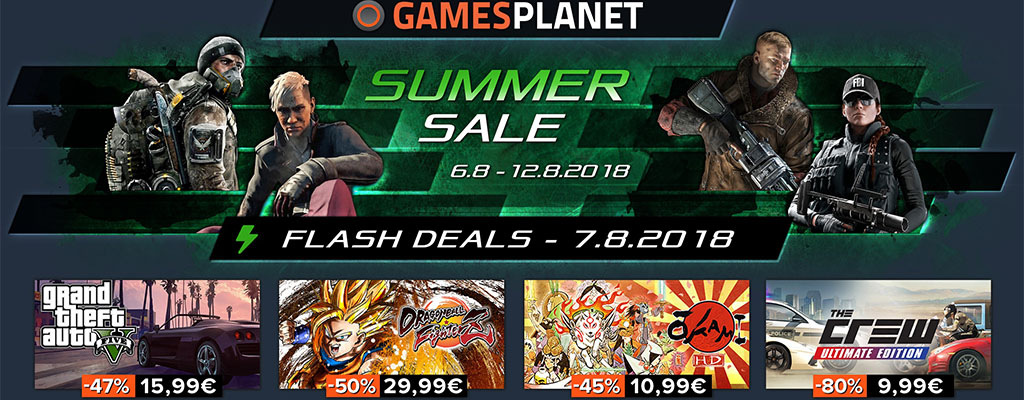 Gamesplanet Summer Sale 2018: GTA 5, Superhot, Dragon Ball Fighter Z