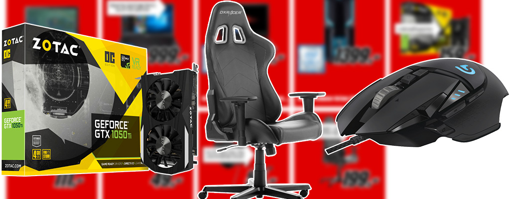 DXRacer Gaming-Stuhl, Logitech G502 – Angebote im MediaMarkt Prospekt