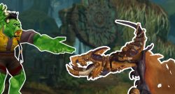 wow zandalar screenshot titel mit kuafon und orc