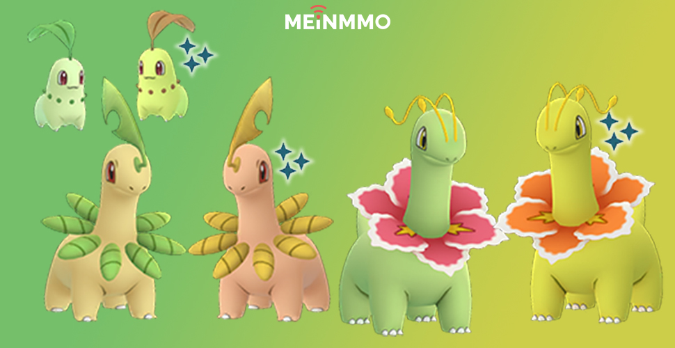 Pokémon GO Shiny Endivie Familie
