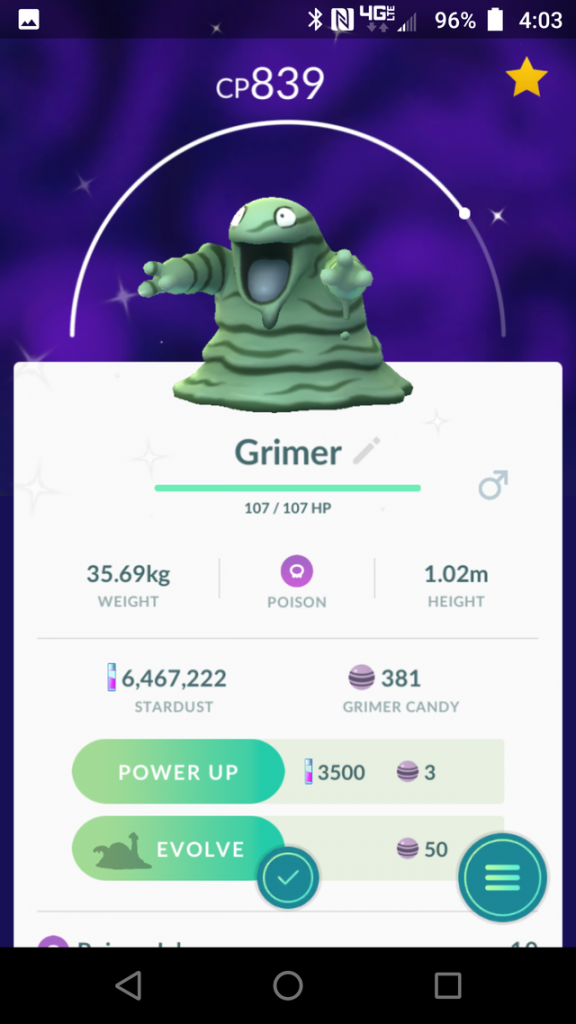 Pokémon GO Shiny Sleima