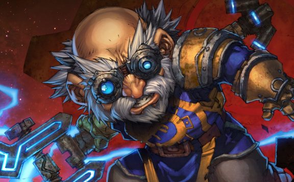 WoW Gelbin Mekkatorque Hearthstone Art