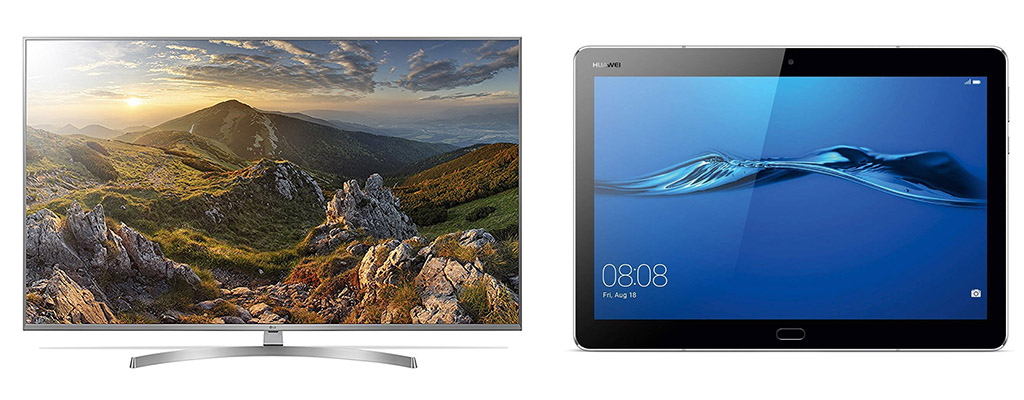 LG UHD-Fernseher und Huawei-Produkte im Tagesangebot bei Amazon