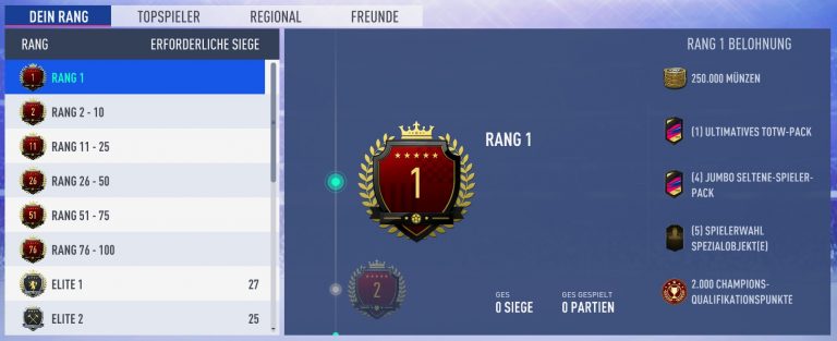 Wann Kommen Wl Belohnungen Fifa 20