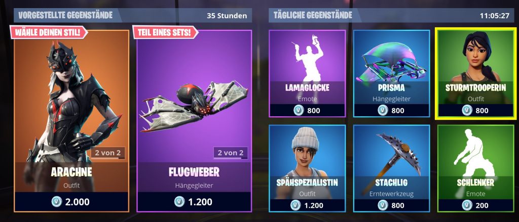 Was Ist Heute Bei Fortnite Im Shop