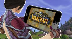 WoW Female Mage Mobile Game Warcraft title