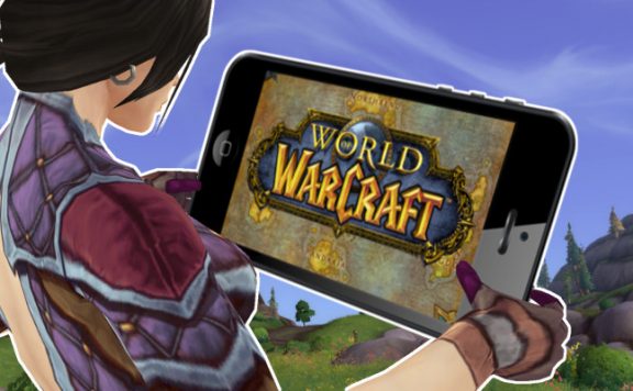 WoW Female Mage Mobile Game Warcraft title