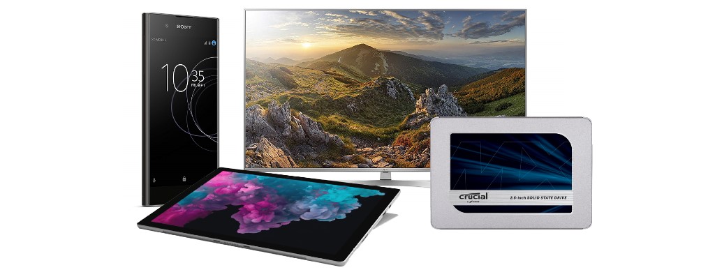 Amazon: Surface Pro 6, Xperia A1 Plus, LG-TVs & Crucial-SSDs reduziert