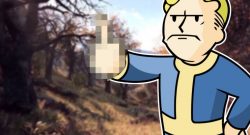 Fallout 76 Mittelfinger Vault Boy