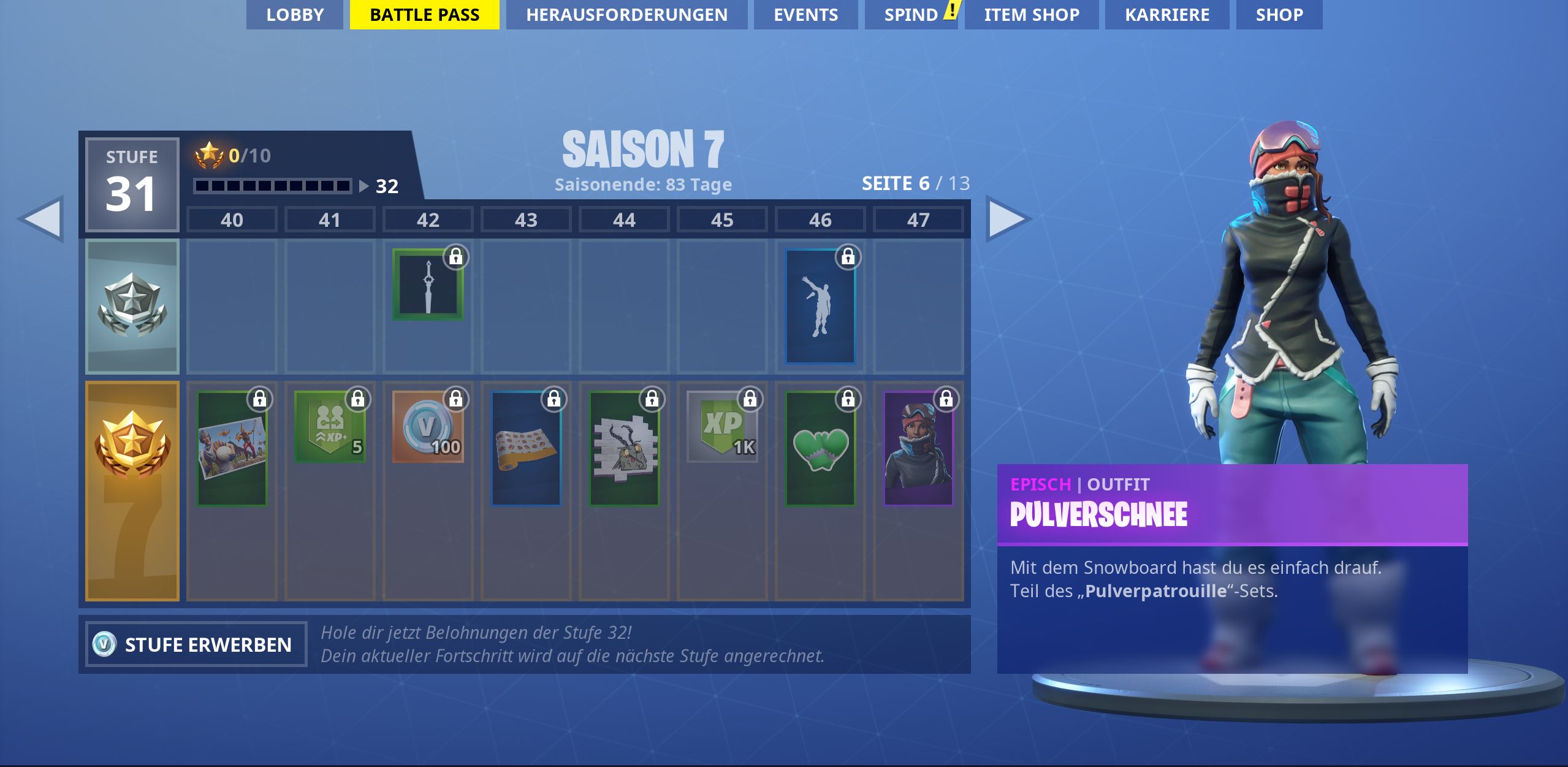 Fortnite Season 7 Battle Pass Aufgaben